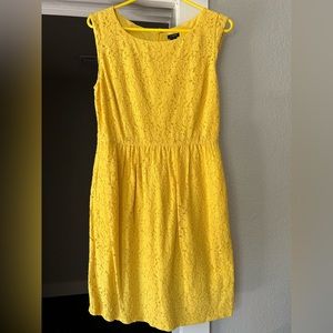 J Crew yellow dress